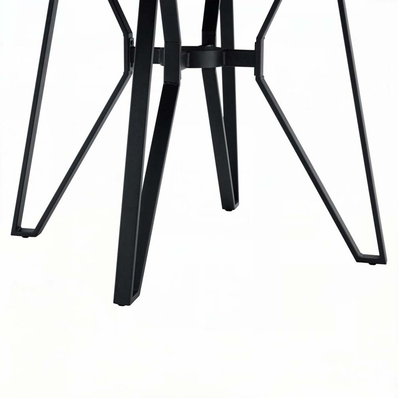 Round Dining Table, 30"H x 46.85"L x 46.85"W, Ash Brown