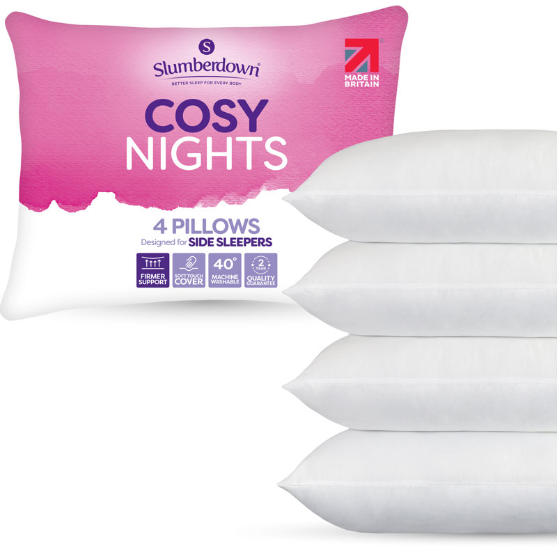 Slumberdown Cosy Nights Firm Support Side Sleeper Pillow
