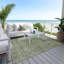 Tapis vert lavable intérieur / extérieur Glenra -2052678809