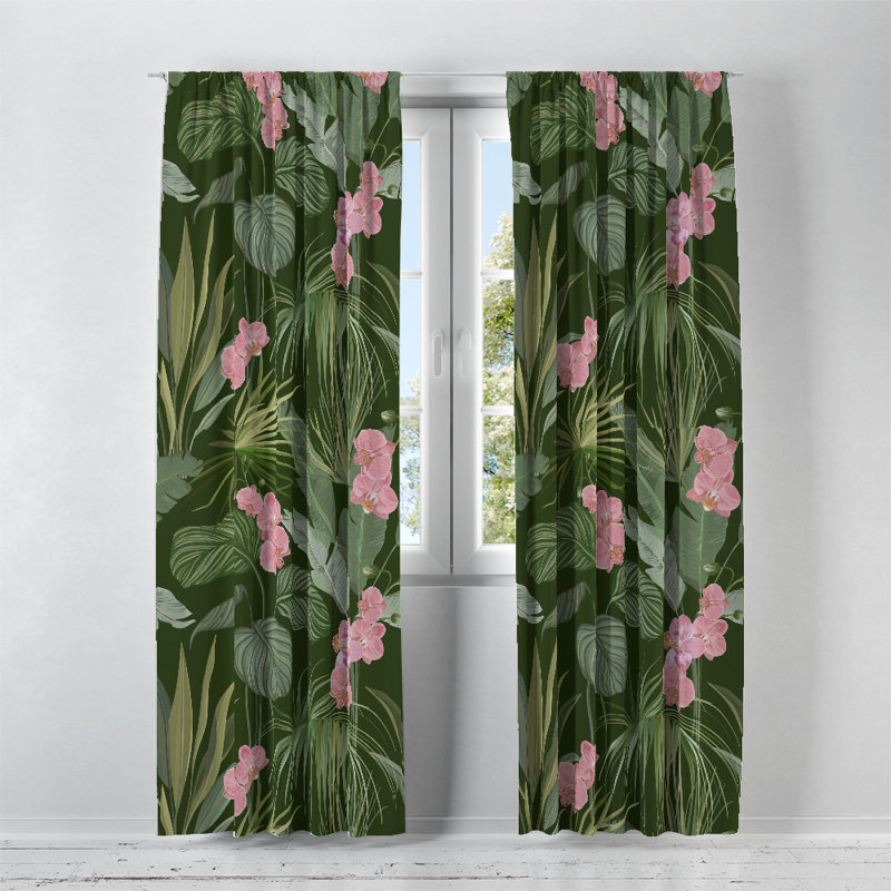 Semi Sheer Curtain, 20" W x 52" L