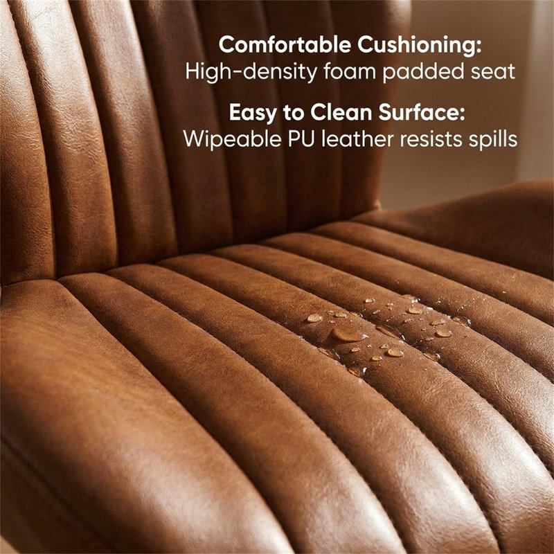 Chaise de bureau en polyuréthane, Brown