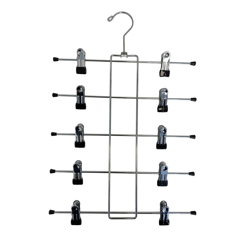 5-Tier Skirt Organizer With Adjustable Non-Slip Clips, 4