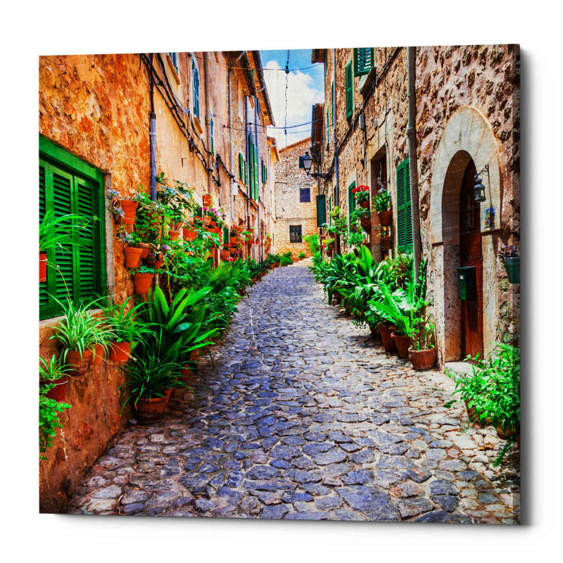 «Vecino I», art mural sur toile, H 18 po x l 18 po x P 0,75 po