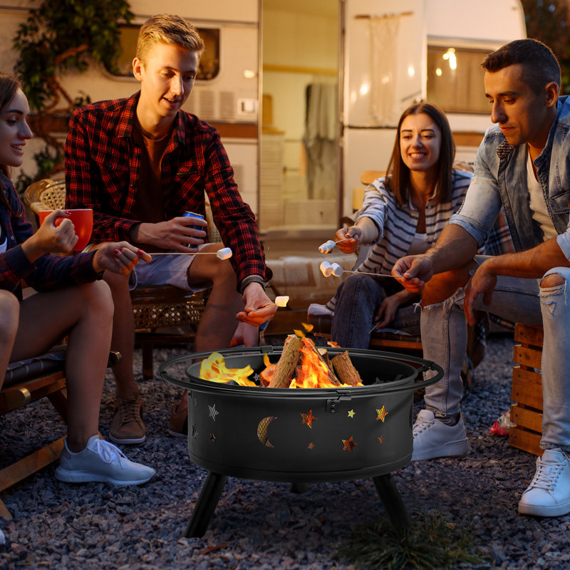 Outdoor 30 In. Alloy Steel Fire Pit