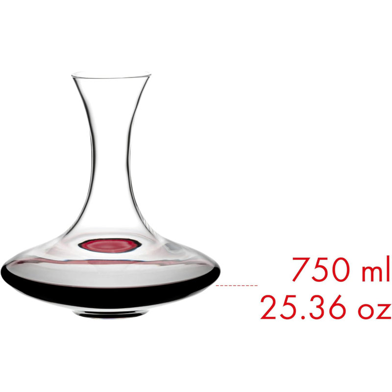 Crystal Home Bar 43.4 oz. Wine Decanter