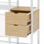 Armoire ouverte avec rails suspendus, tablettes, tiroirs-1007300408