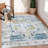 Area RugRugs for Living RoomNon Slip Stain Resistant Kitchen RugVintage Distressed Accent Rug Floor Cover for Bedroom-408487194-408487186