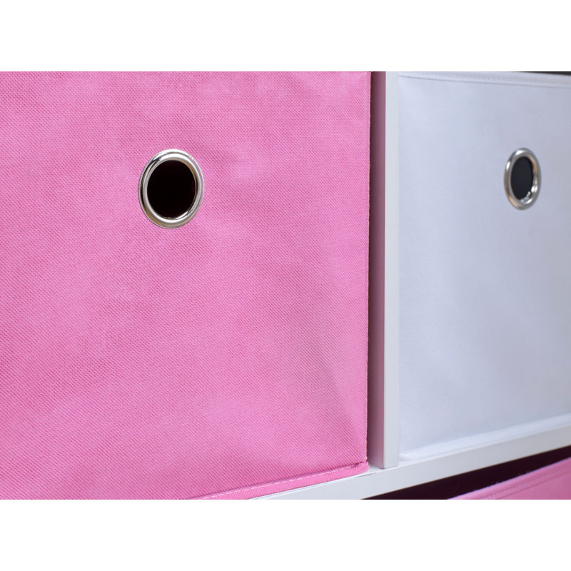 Kids Storage Unit, Pink/White