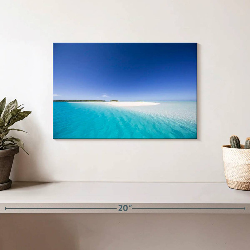 Turquoise Cook Islands Gillard, 8" H x 12" W