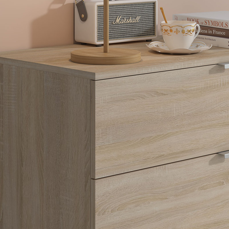 Marlyne 35.43cm W 4 - Drawer Chest of Drawers, Brown