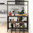 Versatile 3 Tier Kitchen Island Table With Storage, Microwave Stand, And Bakers Rack For Efficient Space Utilization