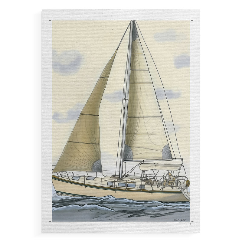 NAUTICAL Series Cxxviii - Impression sur toile seulement - non encadrée