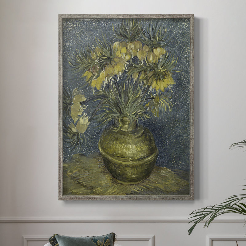 «Vintage Floral Print», impression encadrée CCLI - bois massif