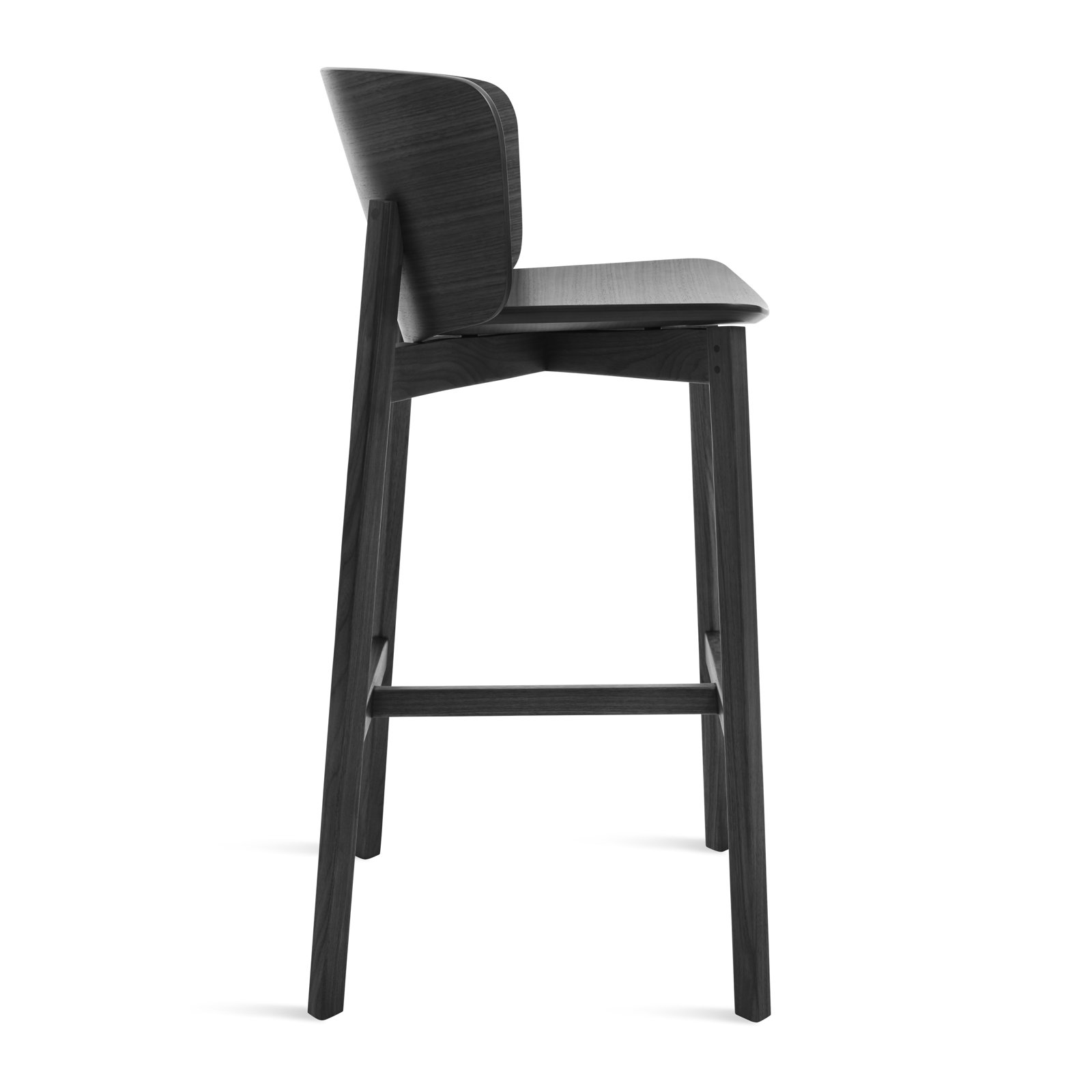 Buddy Bar and Counter Stool, Bar Stool (32" Seat height), Black