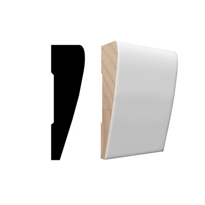 RMC 316 11/16 in.D x 2 1/4 in.W Primed Finger-Joined Pine Casing 5-pcs Total