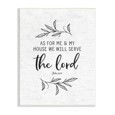 "Serve the Lord"