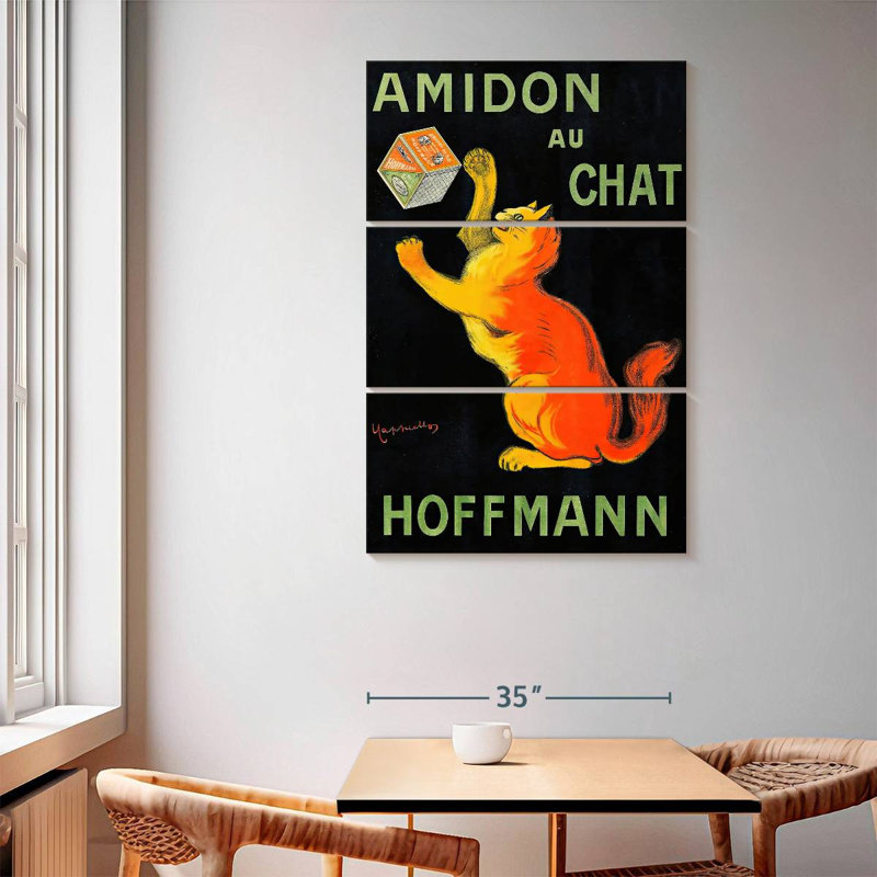 Brampt Amidon Au Chat, 65" H x 42" W