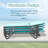 Ixtzel 3 Piece Outdoor Metal Chaise Lounge with Table Set-1817079331