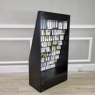 Literature Rack Brochure Holder Leaflet Coupon Stand Greeting Card Rack 9 tier 45 facing Travel