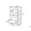 101cm H x 56cm W Steel Etagere Bookcase