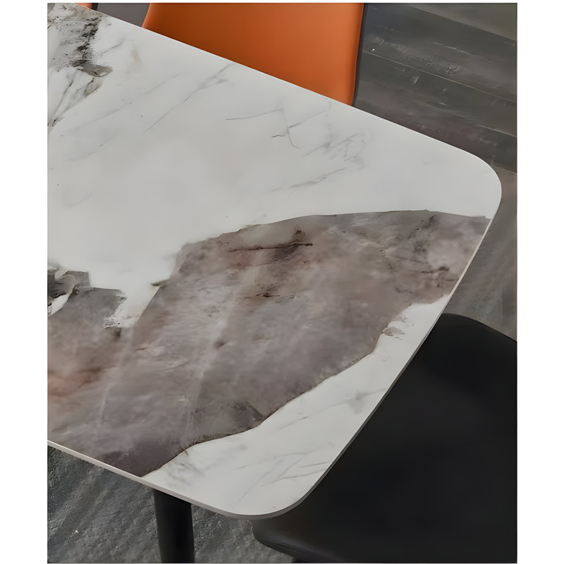 Table de salle à manger Deedra, H 29,52 po x L 35,43 po x l 70,87 po