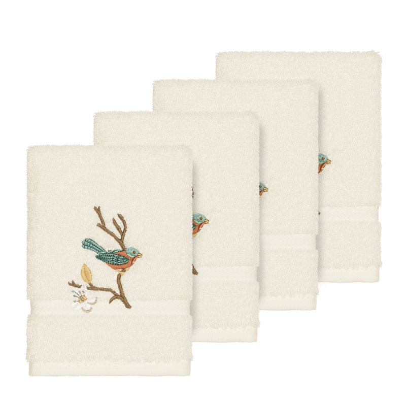 Spring Time Turkish Cotton Washcloth, Cream