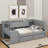 Twin Size Upholstered Daybed With Drawers, Shelves & Side Table-1096612725