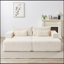 Chaise longue modulaire surdimensionnée de 87 po, sans assemblage requis, causeuse en peluche avec deux repose-pieds amovibles, fauteuil-lit moderne moelleux pour la chambre à coucher du salon intérieur-118043366-125590811