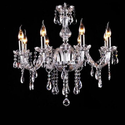 Abygaelle 8 - Light Crystal Empire Chandelier
