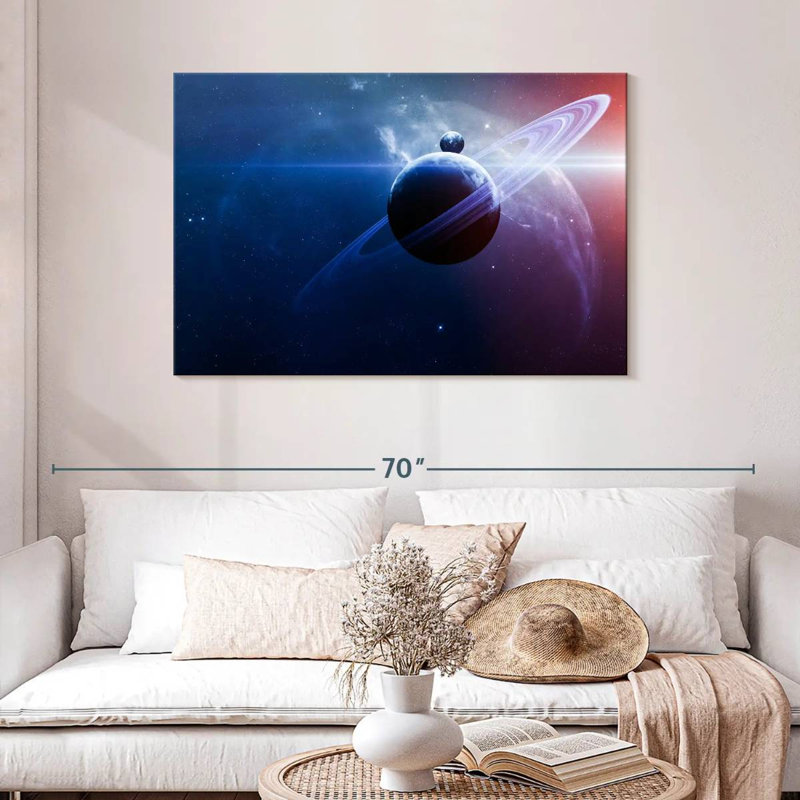 Oberle Planets In Outer Space, 30" H x 45" W