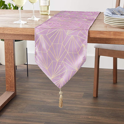 Chemin de table abstract haxegon design Swink