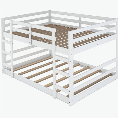 Lit mezzanine double avec échelle