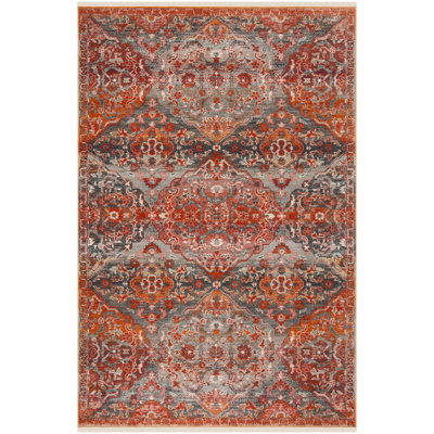 Tapis oriental orange Ehtan