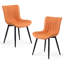 Comfortable Padded Dining Chairs with Back Easy Assembly Upholstered Side Chair, Accent Chairs for Kitchen, Dining Room-2002362642