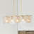 5 - Light Dimmable Modern Linear Chandelier