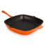 Ensemble de fonte 2 pièces Neo: poêle à griller de 11 po avec presse à steak rainuré et huître-77299450