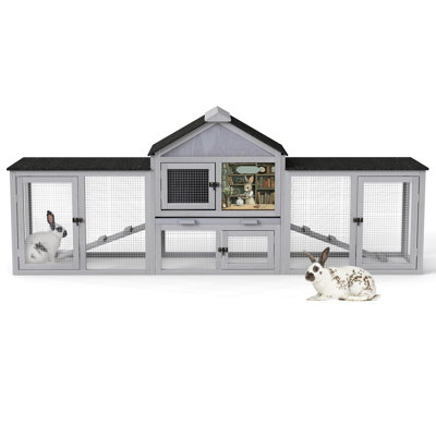 Emalene Weather Resistant Rabbit Hutch