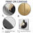 Gold White Black Circle Abstract - Abstract Geometric Wall Art For Living Room-1096712582-1096712579