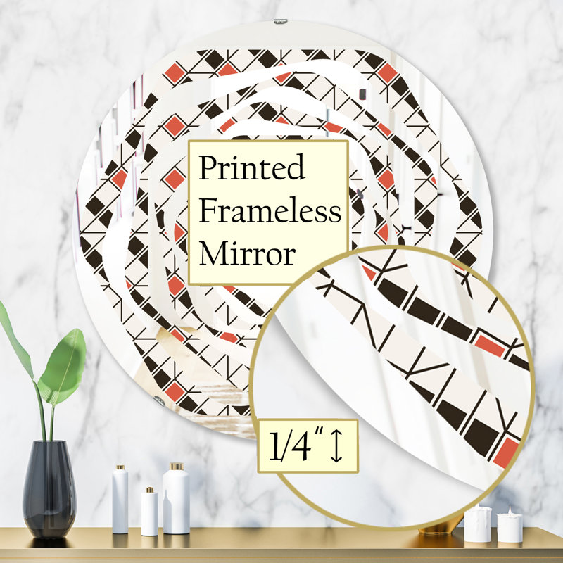 Miroir mural Whirl, 31,5 po x 31,5 po