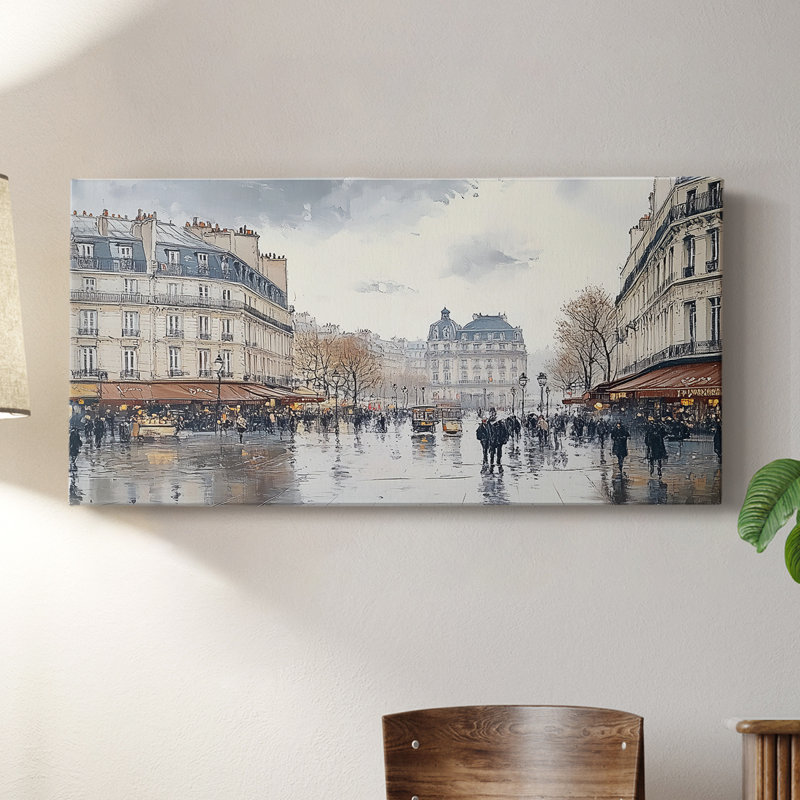 Série paysage - LIX - Toile tendue avec châssis - Prêt à accrocher, H 16 po x l 32 po