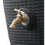 Wicker Texture 50 Gallon Rain Barrel for Water Storage-1632898769