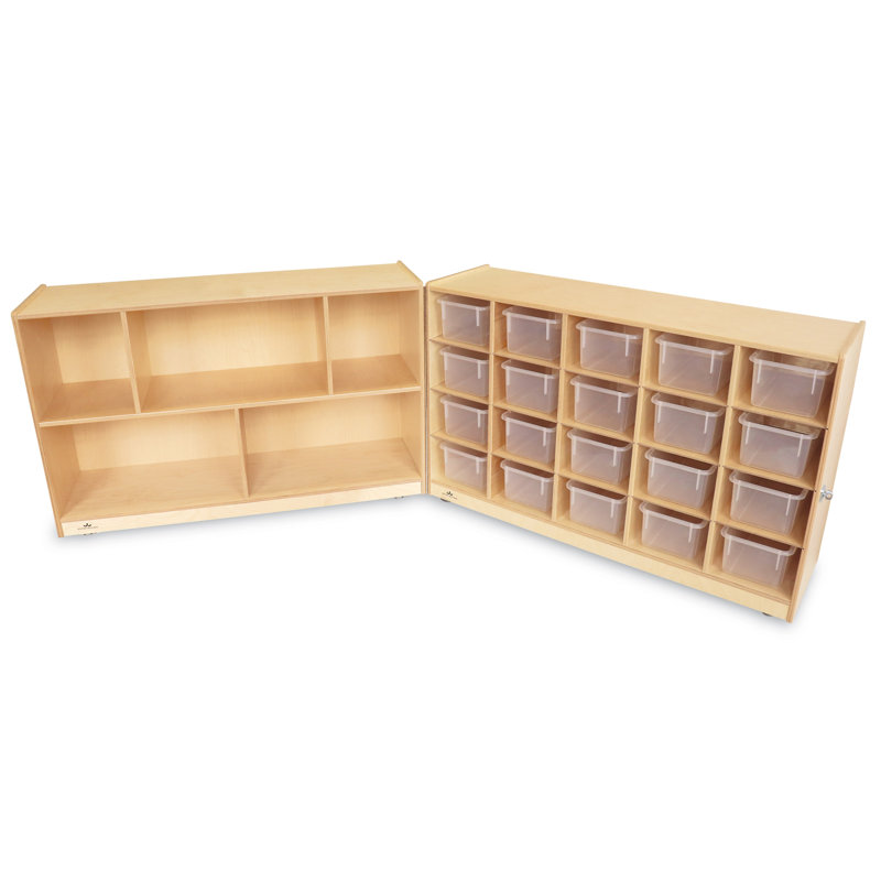 Armoire de classe Clear Tote-Tray Fold and Roll