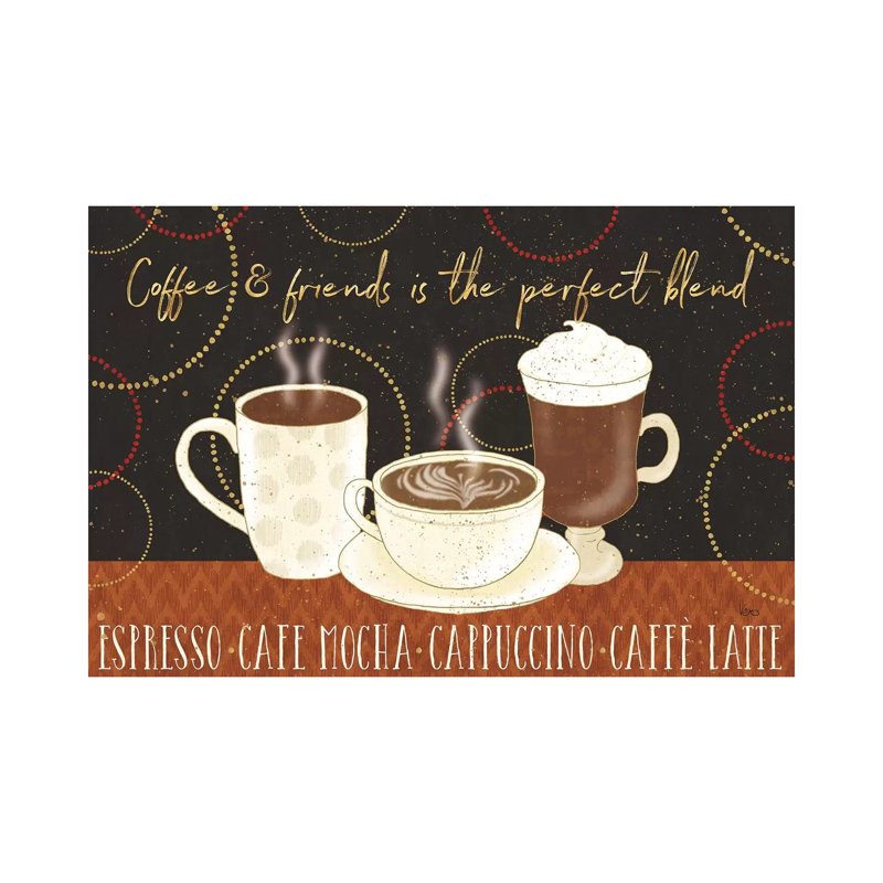 Fresh Coffee I by Lisa Audit - Wrapped Canvas Print, 101.6 cm H x 66.04 cm W x 1.91 cm D