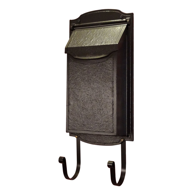 Boîte aux lettres murale, Bronze huilé