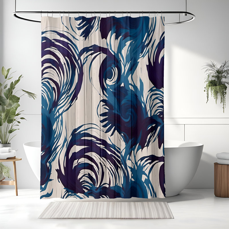 Rideau de douche Ravello, H 72 po x l 70 po