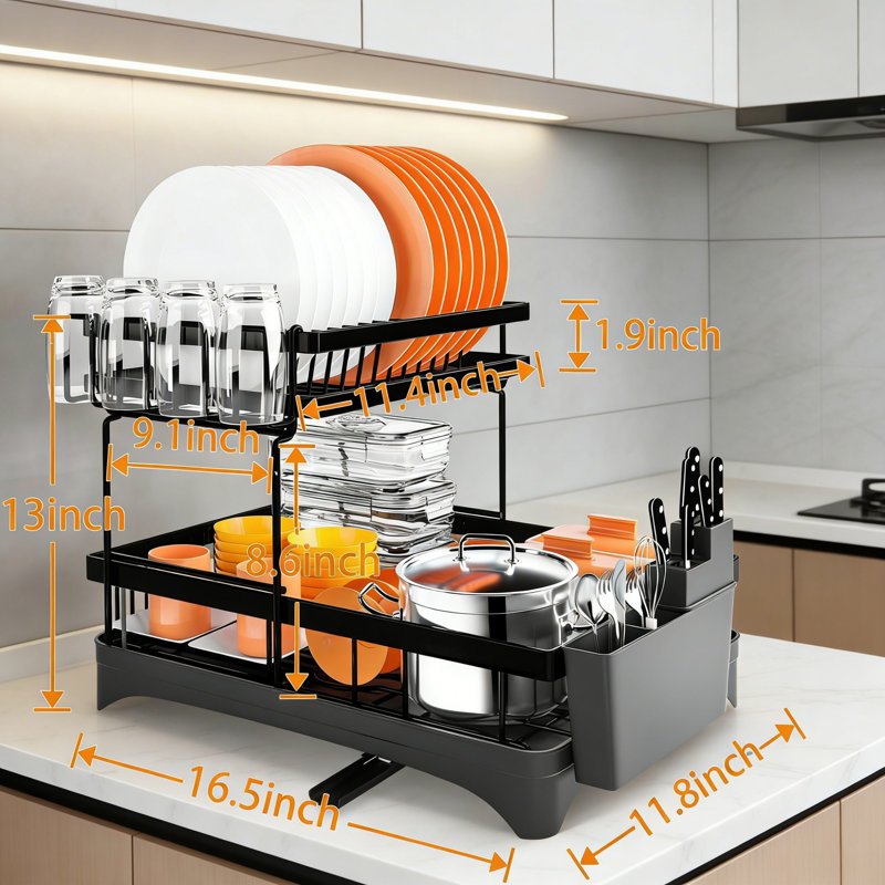 Over The Sink Dish Rack