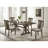 2pc Rustic Upholstered Dining Chairs