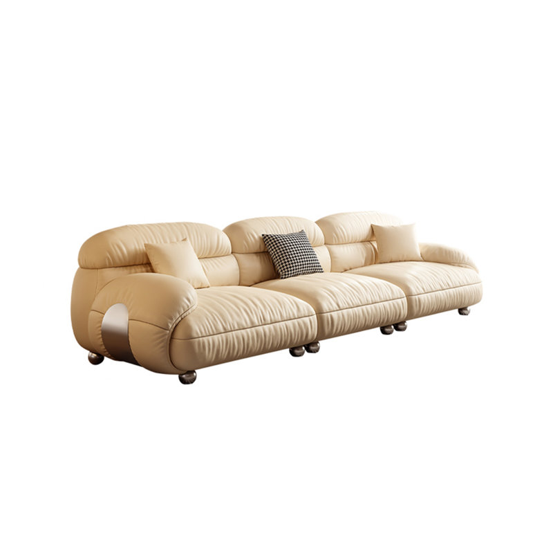 Canapé à rangée droite de style traditionnel chinois, H 33,07 po x l 110,23 po x P 38,18 po, 4