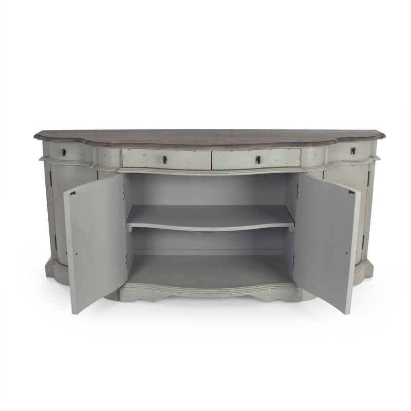 Courbe 70'' W Solid Wood Sideboard