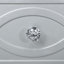 Table de chevet 2 tiroirs Menlo Metallic